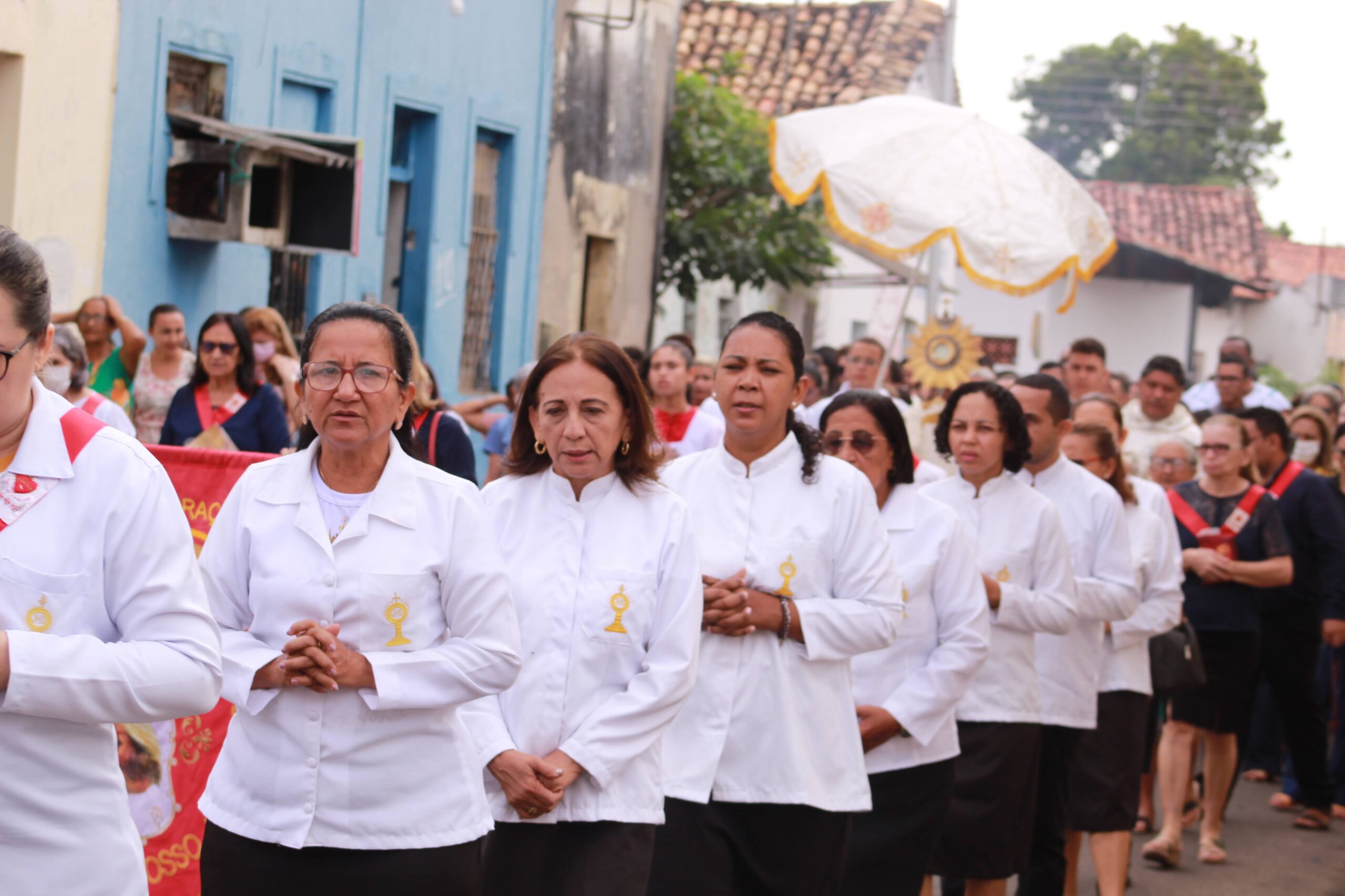 Procissão de Corpus Christi, em Campo Maior, no ano de 2023. (Foto: Ryan Andrade)